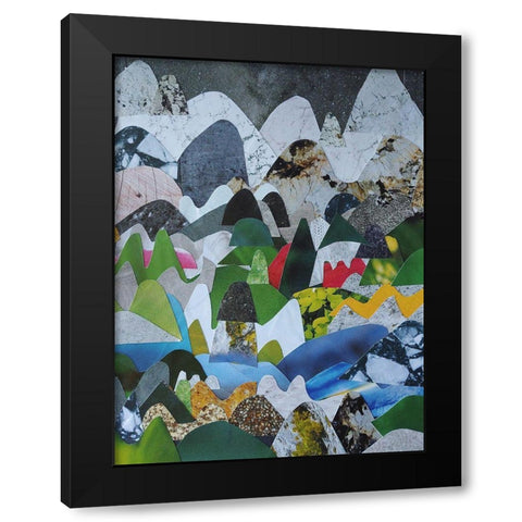 High Sierras Black Modern Wood Framed Art Print by Good, Coco