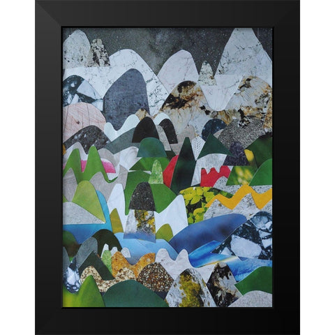 High Sierras Black Modern Wood Framed Art Print by Good, Coco