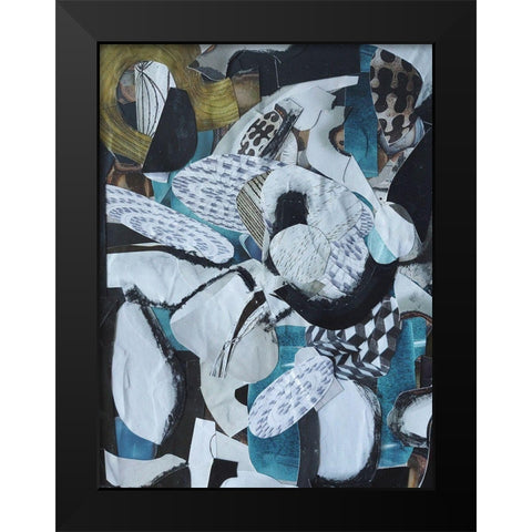 Hawaiian Beach Glass Black Modern Wood Framed Art Print by Good, Coco