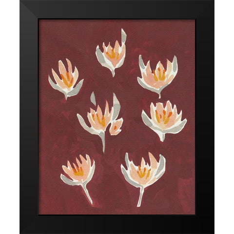 Pink Potpourri I Black Modern Wood Framed Art Print by Caroline, Emma