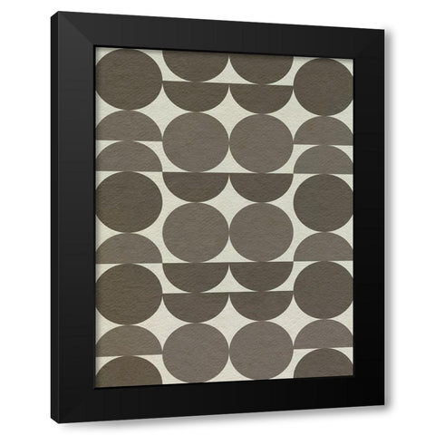 Neutral Subtle Shift I Black Modern Wood Framed Art Print by Caroline, Emma