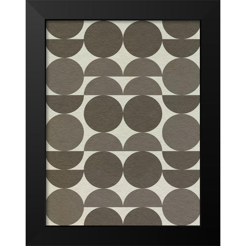 Neutral Subtle Shift II Black Modern Wood Framed Art Print by Caroline, Emma
