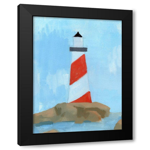 Lookout Point I Black Modern Wood Framed Art Print by Green, Jacob