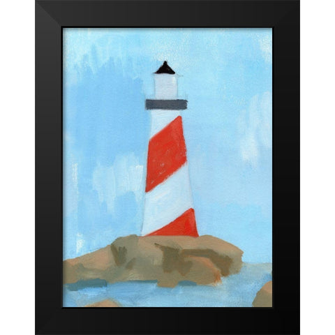 Lookout Point I Black Modern Wood Framed Art Print by Green, Jacob