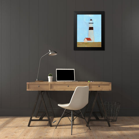Lookout Point II Black Modern Wood Framed Art Print by Green, Jacob