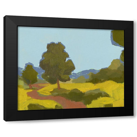 Bright Park I Black Modern Wood Framed Art Print by Green, Jacob