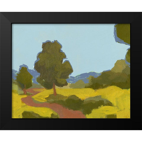 Bright Park I Black Modern Wood Framed Art Print by Green, Jacob