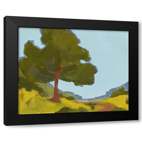 Bright Park II Black Modern Wood Framed Art Print by Green, Jacob