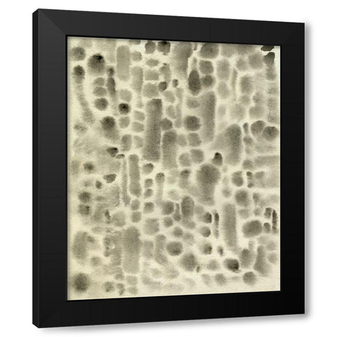 Watercolor Metric II Black Modern Wood Framed Art Print with Double Matting by Caroline, Emma
