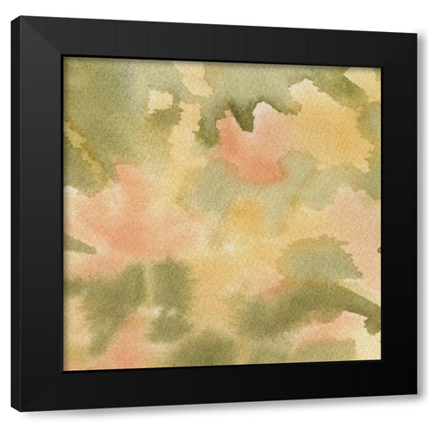Botanical Aura I Black Modern Wood Framed Art Print with Double Matting by Caroline, Emma