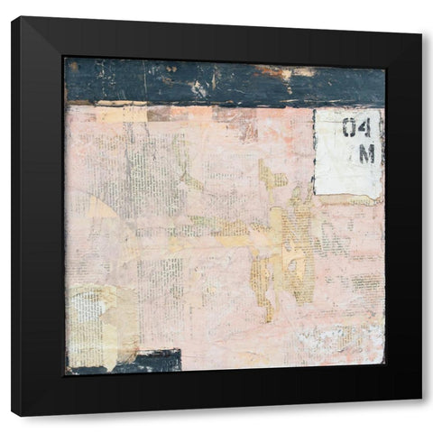 Embraced I Black Modern Wood Framed Art Print by Ashley, Erin