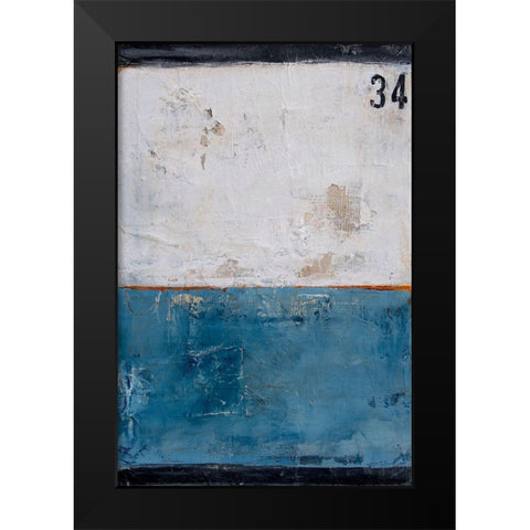 Take 34 Black Modern Wood Framed Art Print by Ashley, Erin