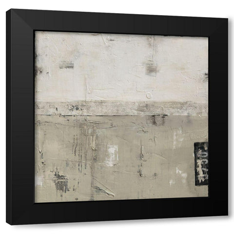 Sandstone Black Modern Wood Framed Art Print by Ashley, Erin