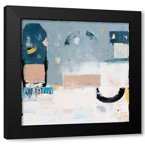 Smooth Talker Black Modern Wood Framed Art Print with Double Matting by Ashley, Erin