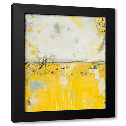 Yellow Bound Black Modern Wood Framed Art Print with Double Matting by Ashley, Erin