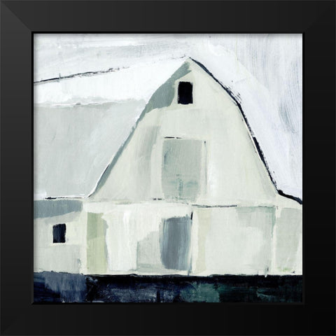 Blue Hour Barn I Black Modern Wood Framed Art Print by Warren, Annie