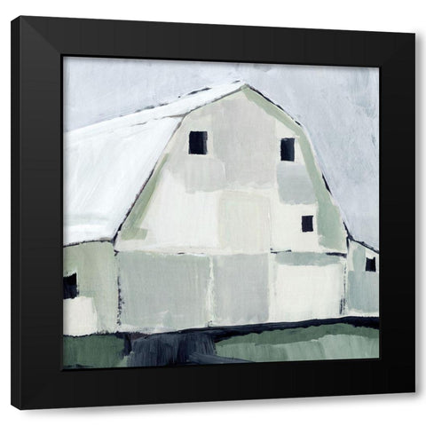 Blue Hour Barn III Black Modern Wood Framed Art Print by Warren, Annie