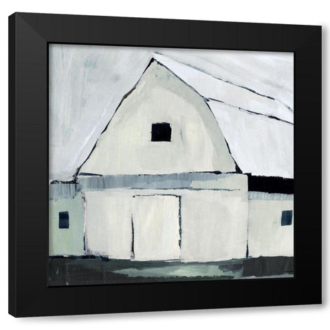 Blue Hour Barn IV Black Modern Wood Framed Art Print with Double Matting by Warren, Annie