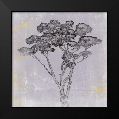 Adajio I Black Modern Wood Framed Art Print by Aryai, Sia