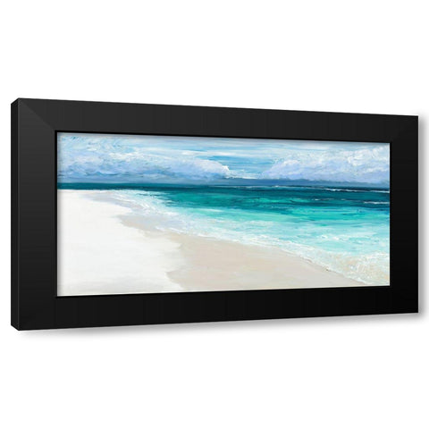 Bahama Storm Black Modern Wood Framed Art Print with Double Matting by Wilkins, Suzanne