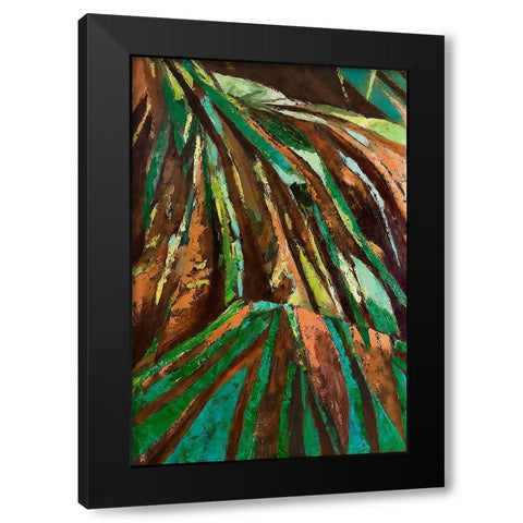 Las Palmas II Black Modern Wood Framed Art Print with Double Matting by Wilkins, Suzanne