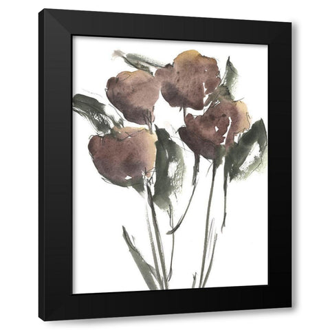 Growing Wild II Black Modern Wood Framed Art Print with Double Matting by Harper, Ethan