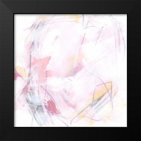 Rose Static IV Black Modern Wood Framed Art Print by Vess, June Erica