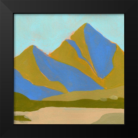 High California Hills III Black Modern Wood Framed Art Print by Green, Jacob