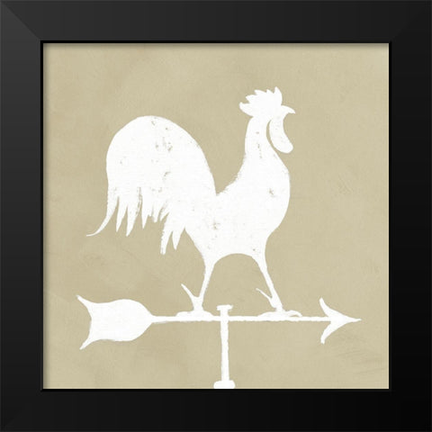 Weathervane I Black Modern Wood Framed Art Print by Green, Jacob