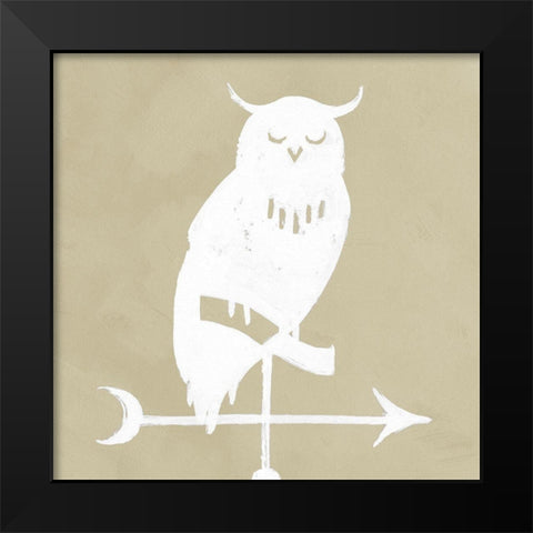 Weathervane IV Black Modern Wood Framed Art Print by Green, Jacob