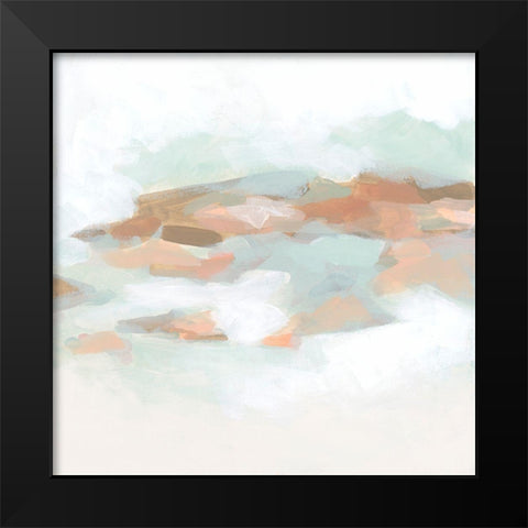 Blueridge Clouds II Black Modern Wood Framed Art Print by Vess, June Erica