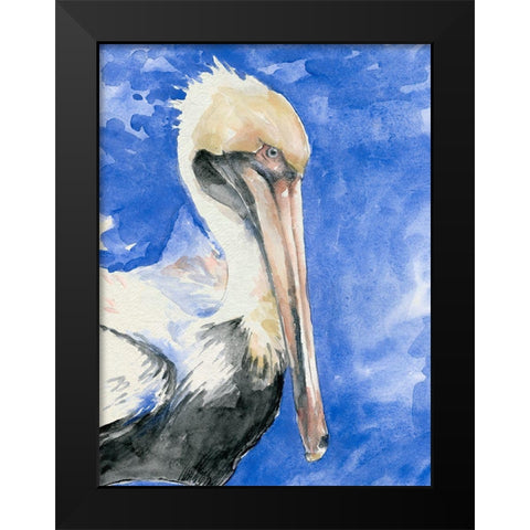 Pelican Pool I Black Modern Wood Framed Art Print by Parker, Jennifer Paxton