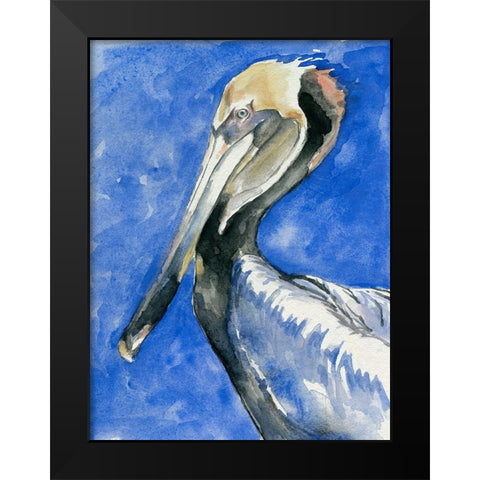 Pelican Pool II Black Modern Wood Framed Art Print by Parker, Jennifer Paxton