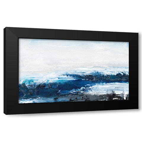 Mysterious Sea I Black Modern Wood Framed Art Print with Double Matting by Bramma, Lila