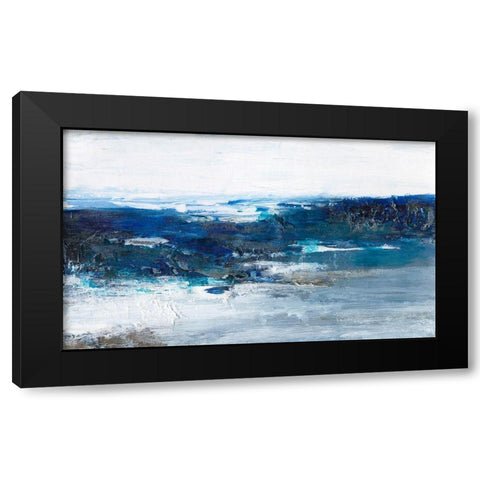 Mysterious Sea II Black Modern Wood Framed Art Print with Double Matting by Bramma, Lila