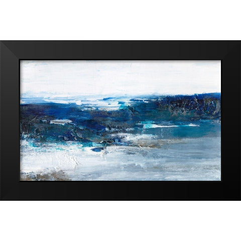 Mysterious Sea II Black Modern Wood Framed Art Print by Bramma, Lila