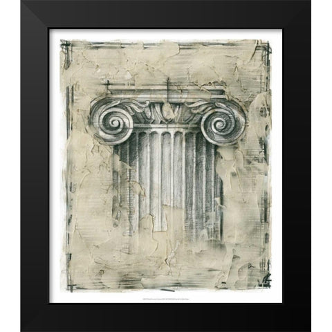 Printed Decorative Ornament III Black Modern Wood Framed Art Print by Harper, Ethan