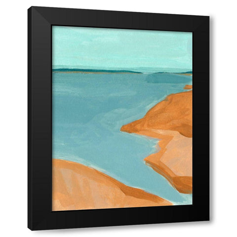Out on the Sandbar I Black Modern Wood Framed Art Print by Green, Jacob