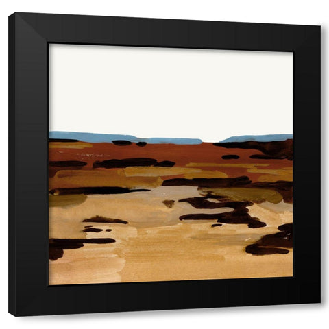 Red Desert II Black Modern Wood Framed Art Print by Green, Jacob