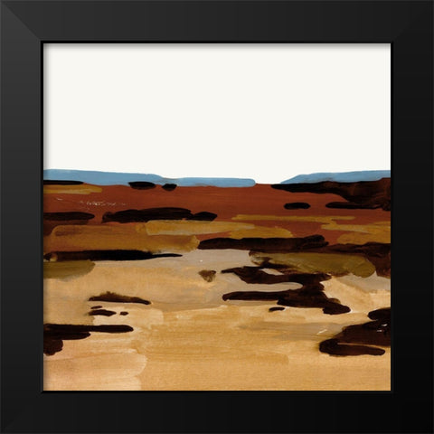 Red Desert II Black Modern Wood Framed Art Print by Green, Jacob