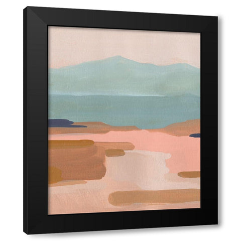 Desert Sunrise I Black Modern Wood Framed Art Print by Green, Jacob