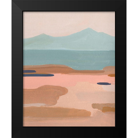 Desert Sunrise II Black Modern Wood Framed Art Print by Green, Jacob
