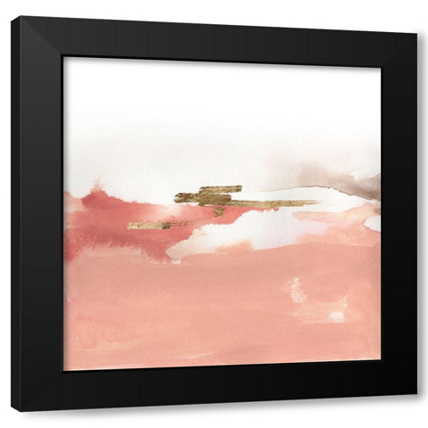 Rose Lake I Black Modern Wood Framed Art Print by Green, Jacob