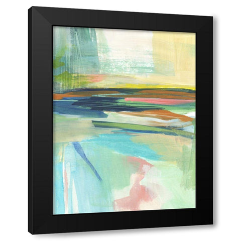 Radiant Horizon II Black Modern Wood Framed Art Print by Warren, Annie