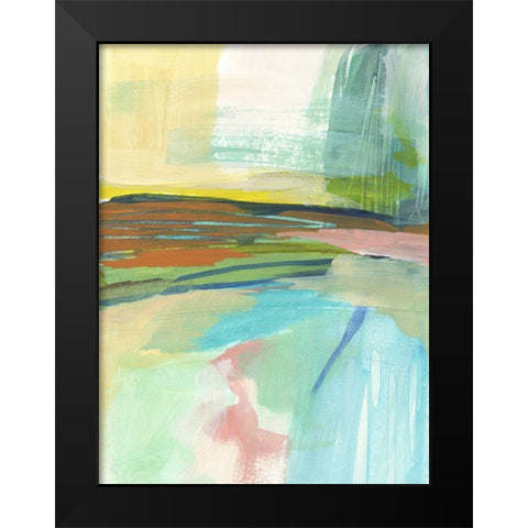 Radiant Horizon IV Black Modern Wood Framed Art Print by Warren, Annie