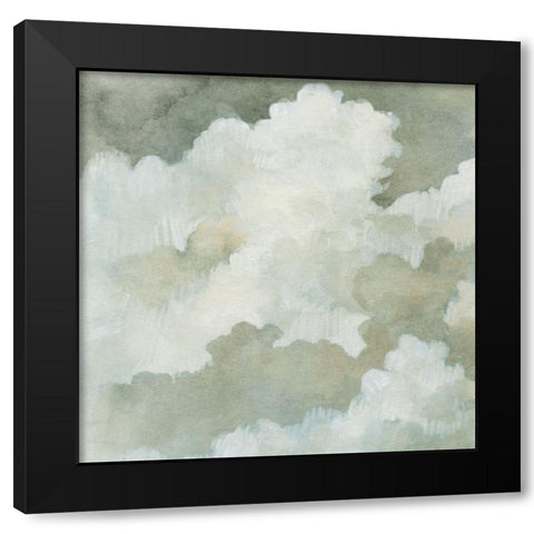 Quiet Clouds I Black Modern Wood Framed Art Print by Caroline, Emma
