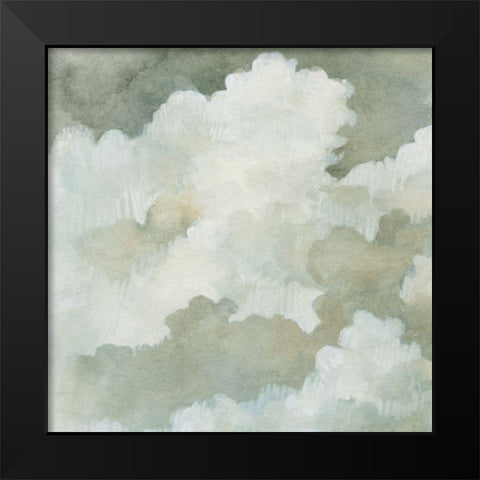 Quiet Clouds I Black Modern Wood Framed Art Print by Caroline, Emma