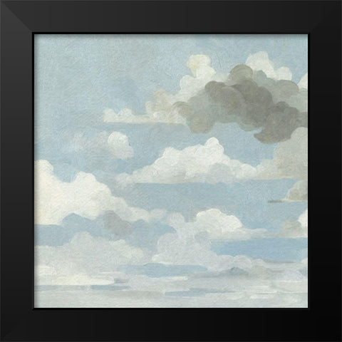 Cloud Canvas II Black Modern Wood Framed Art Print by Caroline, Emma
