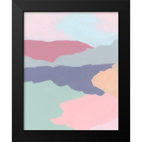 Desert Prism II Black Modern Wood Framed Art Print by Vess, June Erica