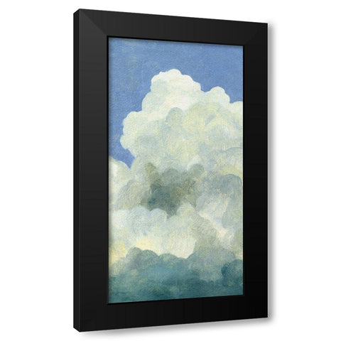 Cumulus Tower III Black Modern Wood Framed Art Print with Double Matting by Caroline, Emma